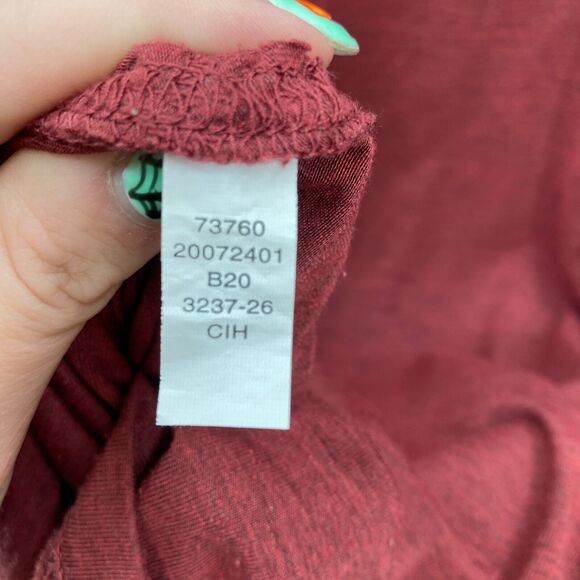 Duluth NoGa Hoodie Sweatshirt Women's Large‎ Red Wool Blend Lightweight Stretch - Picture 5 of 11